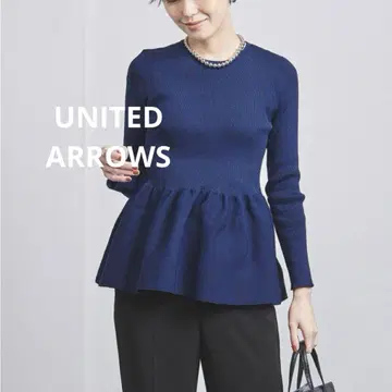 UNITED ARROWS 유나이티드 애로우즈 / P 페플럼 니트