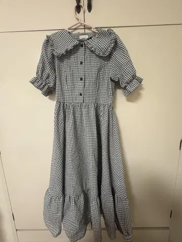 아오키 미사코 시마무라 원피스 깅엄 체크