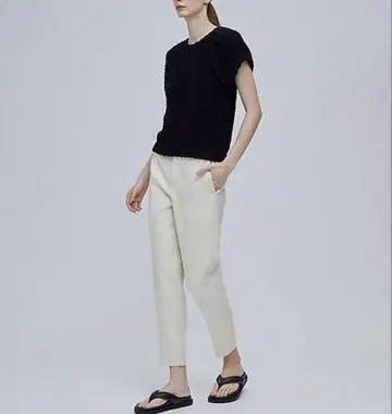 (K07067) 베이지 BEIGE, BLANCHE 니트탑