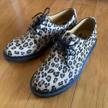 Dr. Martens 레오파드 무늬 3홀 부츠 25cm