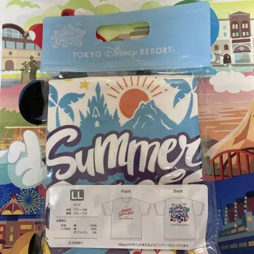 디즈니 리조트 Summer Cool Off 미세스 그린 애플 티셔츠 LL