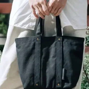 DEAN & DELUCA 코튼 토트백 블랙 S