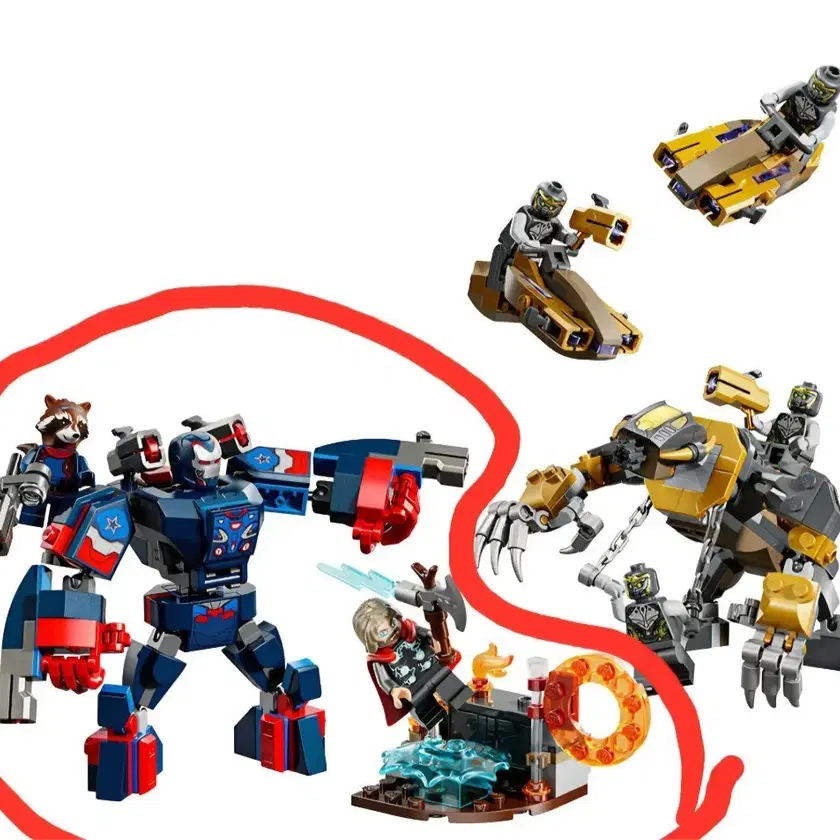 Final Price] Lego 76322 Marvel (Chitauri-related figures and