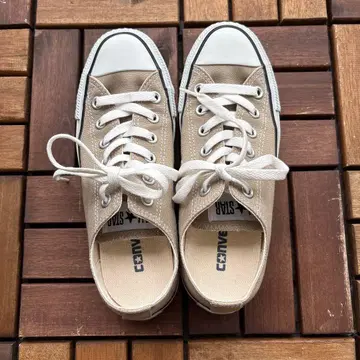 CONVERSE ALL STAR 베이지 로우컷 스니커즈