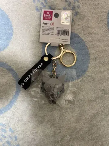 간사이 엑스포 회장 한정 블랙 먝먝 코스프레 키링 쿠로미