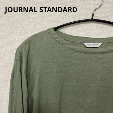 JOURNAL STANDARD 린넨 상의 올리브 그린
