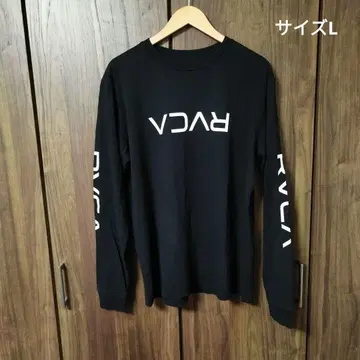 RVCA 루카 거꾸로 로고 긴팔 티셔츠 사이즈 L