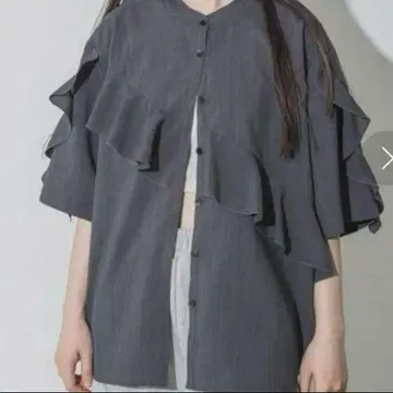 지나시스 JEANASIS 새시 프릴 셔츠 택 포함 새상품