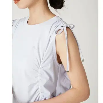 FRAY I.D PUMA 파이핑 디자인 개더 컷 드레스 M