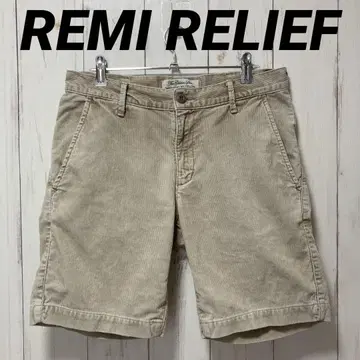 REMI RELIEF 레미 릴리프 숏팬츠 하프 팬츠 코듀로이