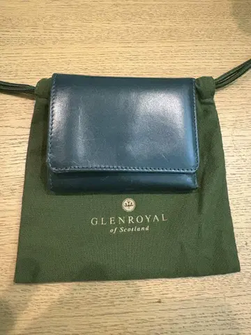GLENROYAL 3단 접이식 지갑 그린