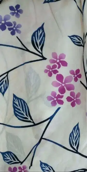 유카타 주염 꽃 손바느질 제품