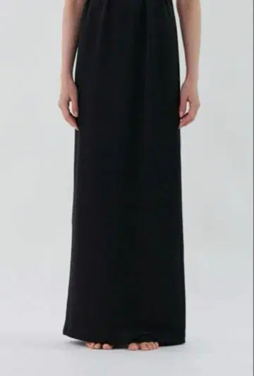 [ enof ] ace long straight skirt 블랙 L