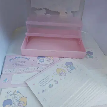 리틀트윈스타 3단 슬라이드 케이스 레터 세트 레트로