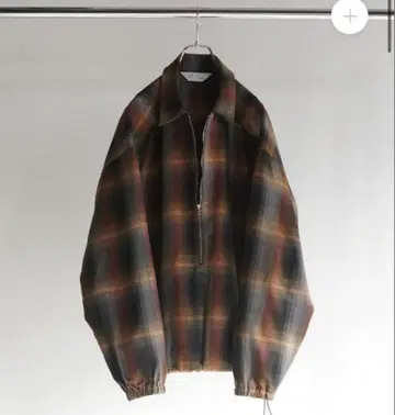 R/C CHECK PULL OVER SHIRT(RED/BLACK)