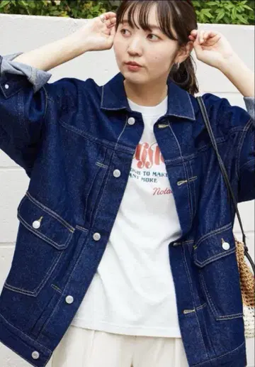 FREAK'S STORE 빅 실루엣 데님 자켓 사이즈 F