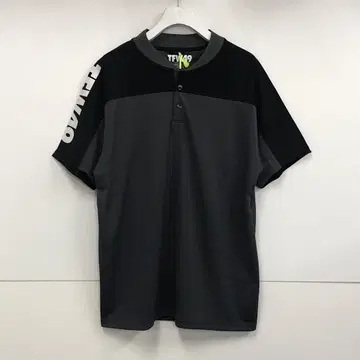 [인기 상품] TFW49 컬러리스 피케 셔츠 차콜 x 블랙 남성용 XL