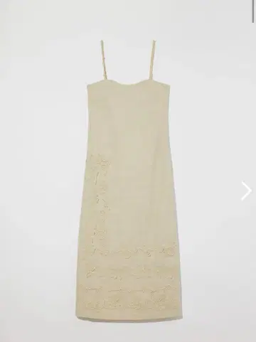 EMBROIDERY LINEN LIKE ONEPIECE