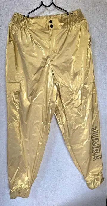 (S) Zumba Runway Cargo Track Pants (골드)