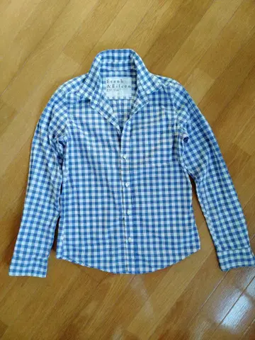 USED 프랭크 앤 아이린 체크 무늬 셔츠 S