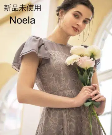 미사용 Noela 시어 도킹 레이스 원피스