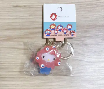 산리오 먝먝 따라하기 입체 마스코트 컬러 키링 클리어