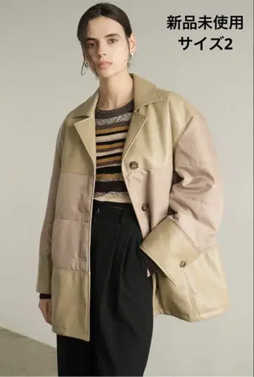 CLANE LEATHER SWITCHING OVER JACKET