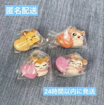 햄타로 머플러 짱 치비마루 짱 스윙 마스코트 키링 세트