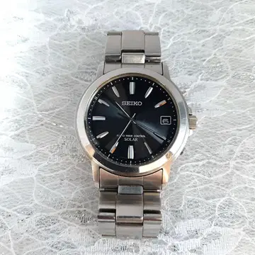 작동 새상품급 SEIKO 세이코 전파 솔라 남성용 손목시계 MA38