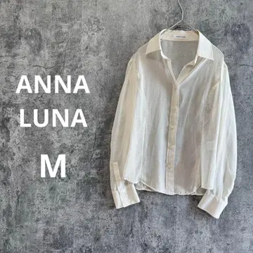 새상품급 a4107 [ ANNA LUNA ] 긴팔 시어 블라우스