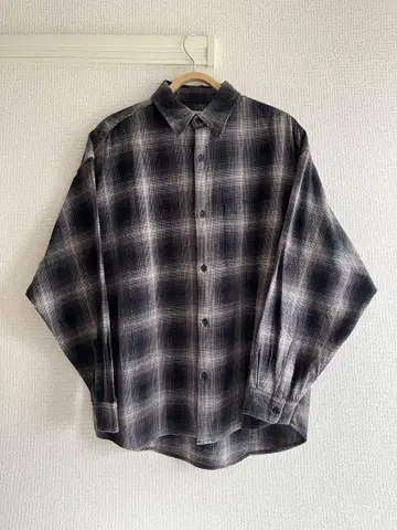 [새상품급] FREAK'S STORE 옴브레 체크 셔츠 L 사이즈