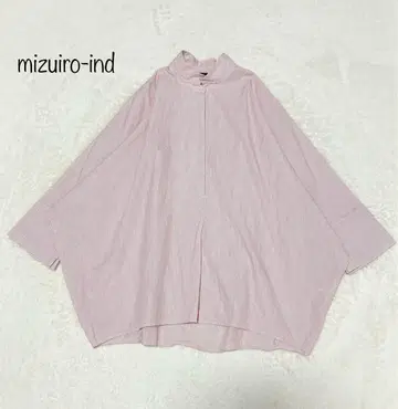 mizuiro ind 미즈이로인드 돌먼 스트라이프 와이드 셔츠