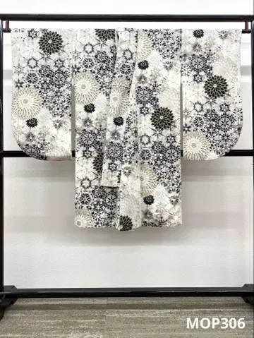 2척 소매 브랜드 폴리에스테르 기모노 재팬 스타일 금박 하카마용