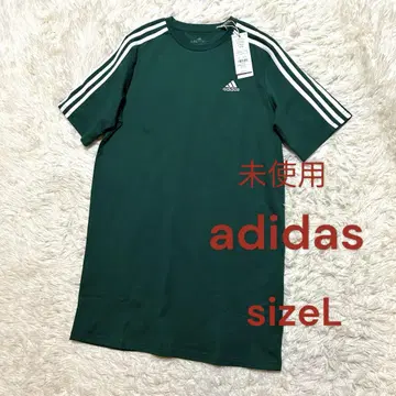 미사용 아디다스 T셔츠 드레스 그린