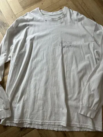 24aw ANCELLM EMBROIDERY DYED LS T-SHIRT