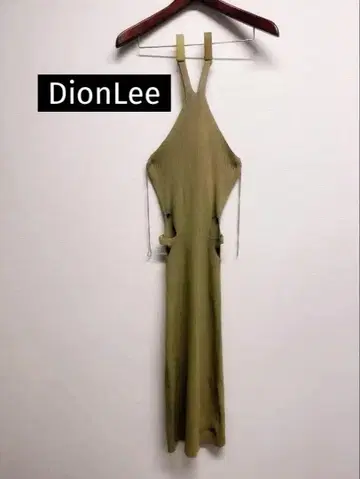 DION LEE 디온리 V넥 원피스 카키 sizeS