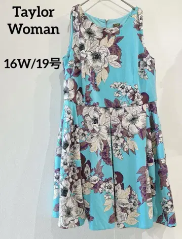 Taylor Woman [ 16W/19호 정도 ] 플라워 프린트 원피스