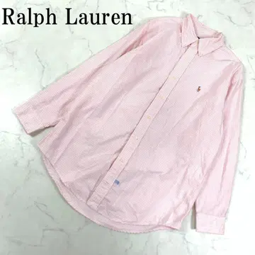 LA7589 랄프 로렌 코튼 긴팔 버튼 셔츠 핑크 16