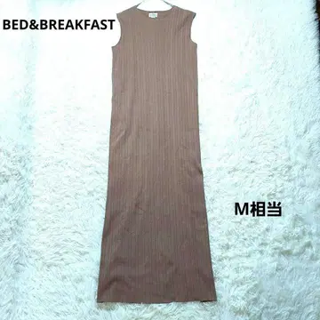 Bed & Breakfast 리브 슬리브리스 원피스 일본제 슬릿