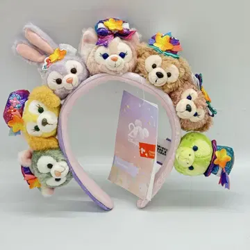 [ 미사용 새상품 ] 홍콩 디즈니 더피프렌즈 머리띠 20주년 ver