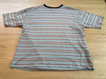 6(ROKU) COTTON MULTI BORDER T-SHIRT