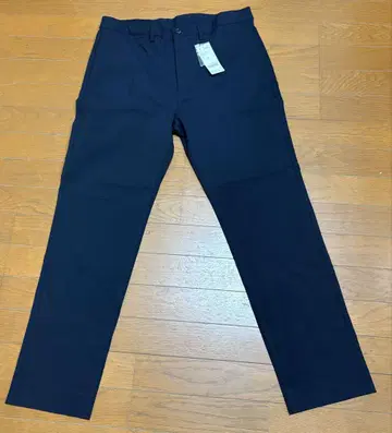 GLOBAL WORK 스고라쿠 스트레치 슬림 팬츠 XL 네이비 새상품