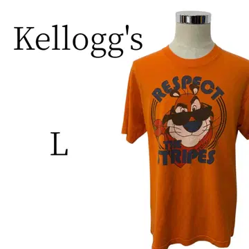 새상품급 Kellogg's 켈로그 오렌지 티셔츠 L