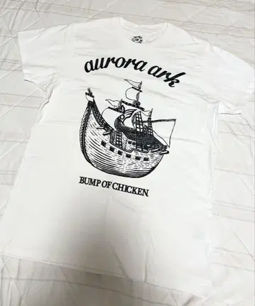BUMP OF CHICKEN aurora ark 티셔츠 화이트 M 사이즈