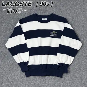 90년대 LACOSTE 카노코 리브 티셔츠 라코스테 로고 자수