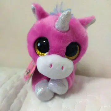유니콘 봉제 인형 핑크