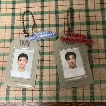 TVXQ! 증명사진 키링 21주년 기념일 포함
