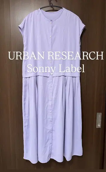 URBAN RESEARCH Sonny Label 슬리브리스 원피스