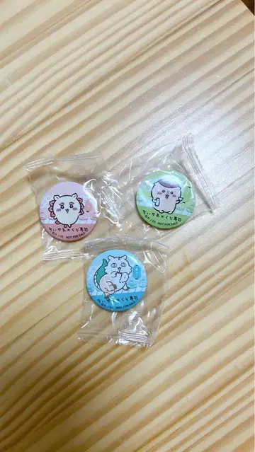 치이카와 x 쿠라스시 콜라보 핀 배지 3세트