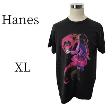 새상품급 Hanes 헤인즈 블랙 티셔츠 XL(LL)